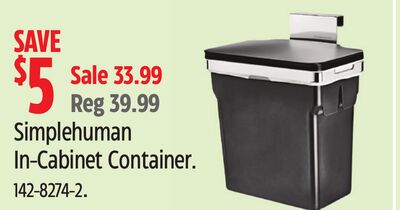 Simplehuman In-Cabinet Container