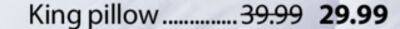 SOLA King pillow