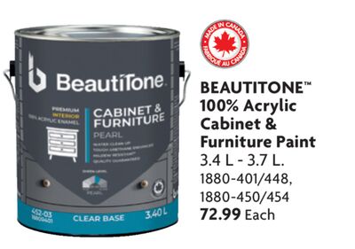 100% Acrylic Cabinet & Furniture Paint