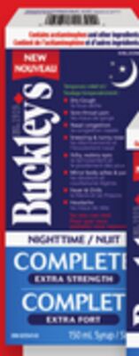 Buckley's Complete nighttime syrup
