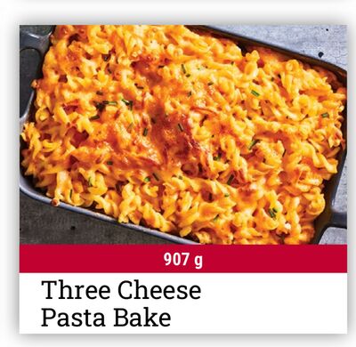 Three Cheese Pasta Bake