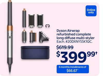 Dyson Airwrap refurbished complete long diffuse multi-styler