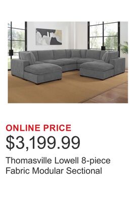 Thomasville Lowell 8-piece Fabric Modular Sectional
