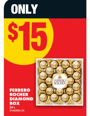 FERRERO ROCHER DIAMOND BOX, 24'S
