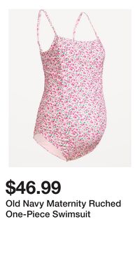 Old Navy Maternity Ruched One-Piece Swimsuit
