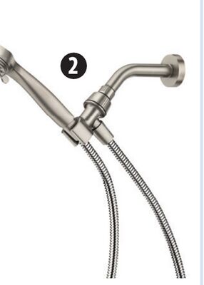 Moen Ignite Hand-Held Shower Head. Brushed-nickel finish