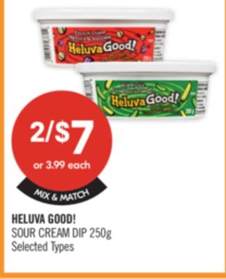 HELUVA GOOD! SOUR CREAM DIP 250g