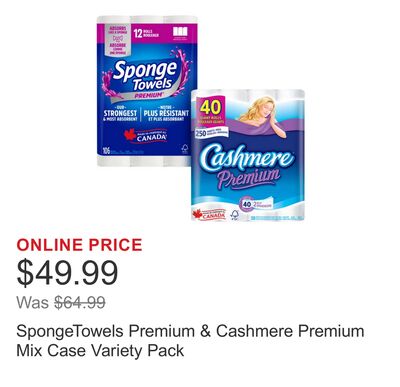 SpongeTowels Premium & Cashmere Premium Mix Case Variety Pack