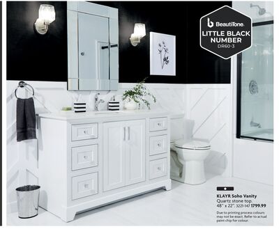 Soho Vanity Quartz stone top