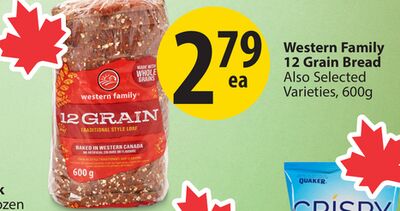 Western Family 12 Grain Bread