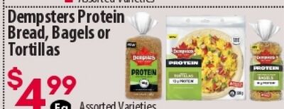 Dempsters Protein Bread, or-Tortillas
