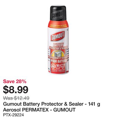 Gumout Battery Protector & Sealer - 141 g Aerosol