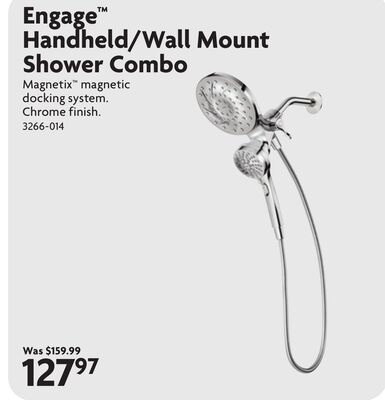 Engage™ Handheld/Wall Mount Shower Combo