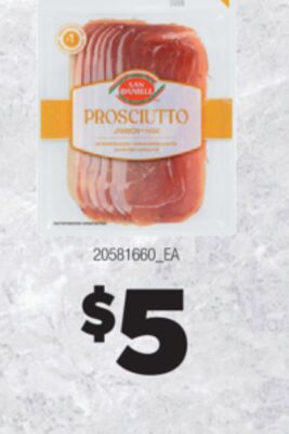 SAN DANIELE PROSCIUTTO, 125-175 G