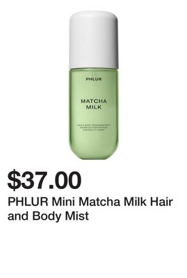 PHLUR Mini Matcha Milk Hair and Body Mist