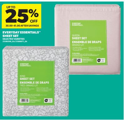 EVERYDAY ESSENTIALS™ SHEET SET