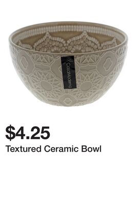 Textured Ceramic Bowl