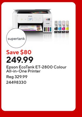 Epson EcoTank ET-2800 Colour All-in-One Printer