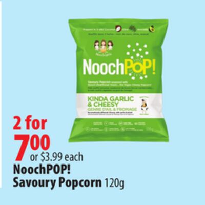 NoochPOP! Savoury Popcorn