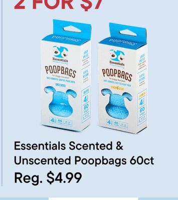 Essentials Scented & Unscented Poopbags