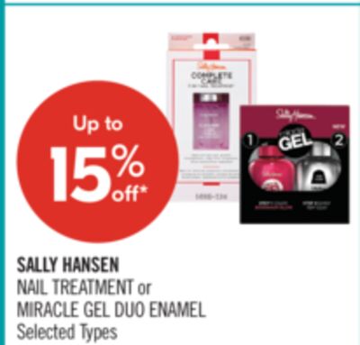 SALLY HANSEN NAIL TREATMENT or MIRACLE GEL DUO ENAMEL