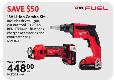 18V Li-Ion Combo Kit