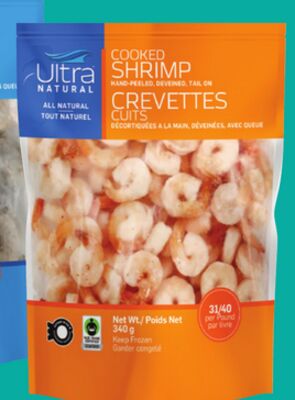 Ultra Natural Fair Trade Shrimp Hand-Peeled Cooked