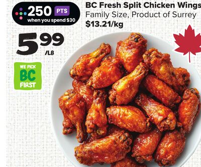 BC Fresh Split Chicken Wings