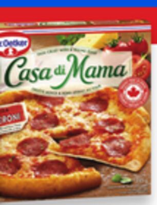 Dr. Oetker Ristorante or Casa di Mama frozen pizza