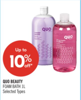 QUO BEAUTY FOAM BATH 1L