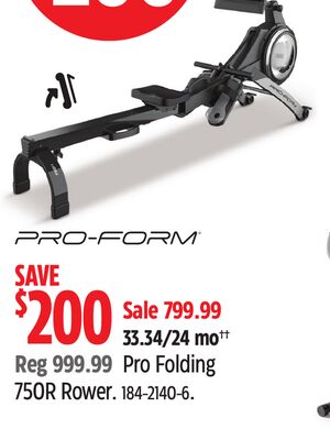 ProForm Folding 750R Rower
