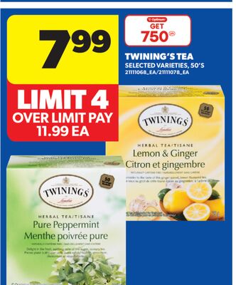 TWINING'S TEA, 50' S