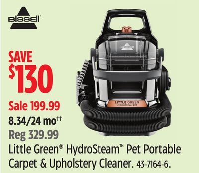 Little Green® HydroSteam™ Pet Portable Carpet & Upholstery Cleaner