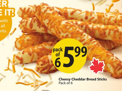 Cheesy Cheddar Bread Sticks