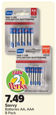 Savvy Batteries AA, AAA