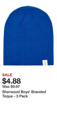 Sherwood Boys' Branded Toque - 3 Pack