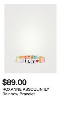 ROXANNE ASSOULIN ILY Rainbow Bracelet