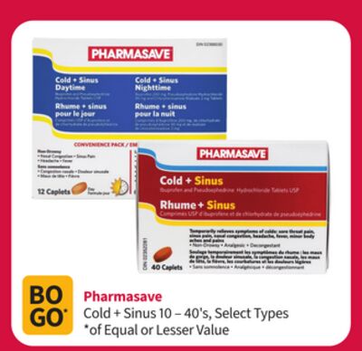 Pharmasave Cold + Sinus
