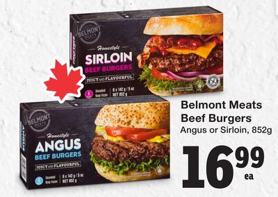 Belmont Meats Beef Burgers
