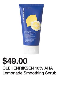 OLEHENRIKSEN 10% AHA Lemonade Smoothing Scrub