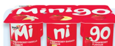 Yoplait Minigo 6 x 60 g yogurt