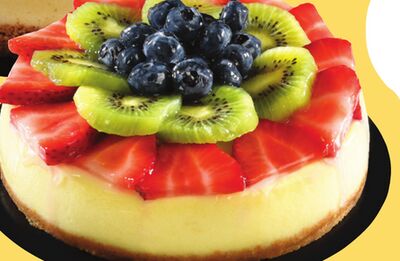 Fruit or Strawberry Topped Cheesecake