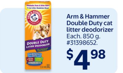 Arm & Hammer Double Duty cat litter deodorizer