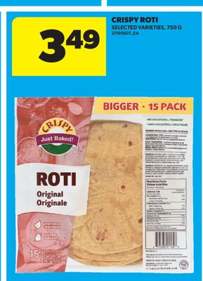 CRISPY ROTI, 750 G