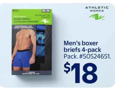 Men's boxer briefs 4-pack