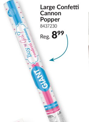 Large Confe Cannon Popper