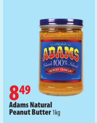 Adams Natural Peanut Butter
