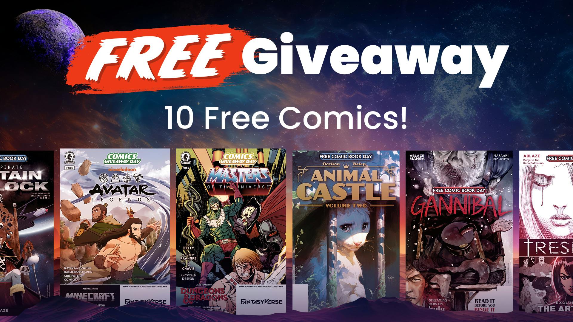 [Fanatical] Free 10 Comic Book Day Offer [fanatical.com] (PDF Digital Download)