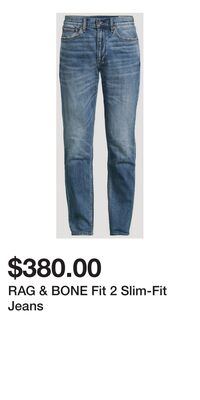 RAG & BONE Fit 2 Slim-Fit Jeans