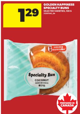 GOLDEN HAPPINESS SPECIALTY BUNS, 100 G